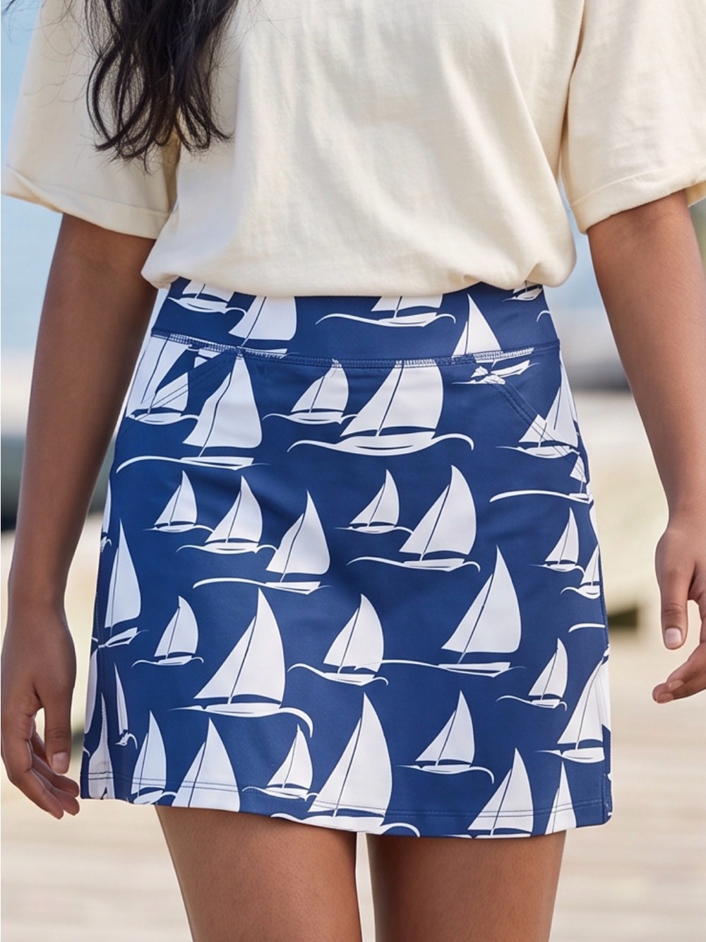 AnaClare active Destiny ladies sailboat skort NEW XS